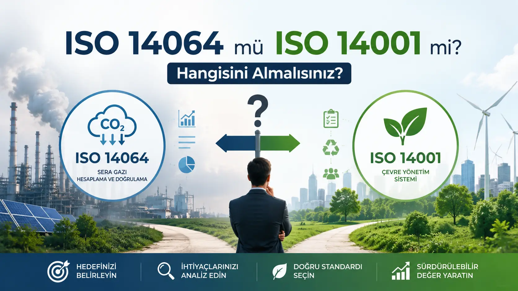 ISO 14064 mü ISO 14001 mi? Hangisini Almalısınız?